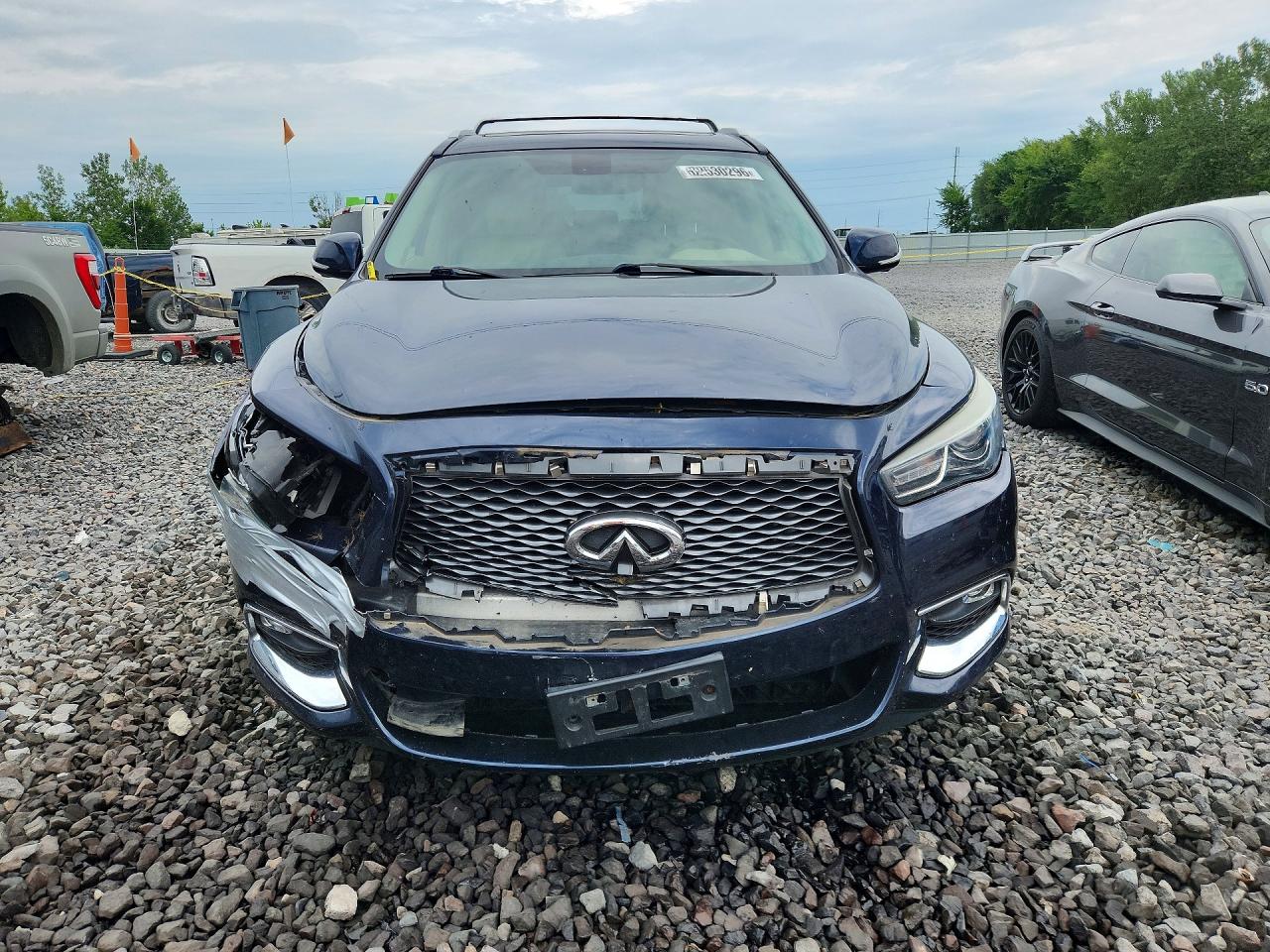 2018 Infiniti Qx60 Base Blue vin: 5N1DL0MM6JC510547