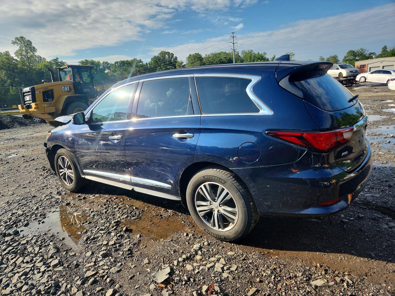 2019 Infiniti Qx60 Pure Blue vin: 5N1DL0MM6KC550418
