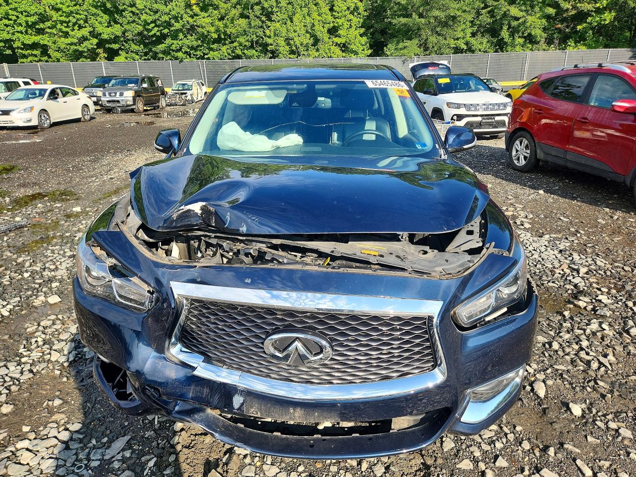 2019 Infiniti Qx60 Pure Blue vin: 5N1DL0MM6KC550418