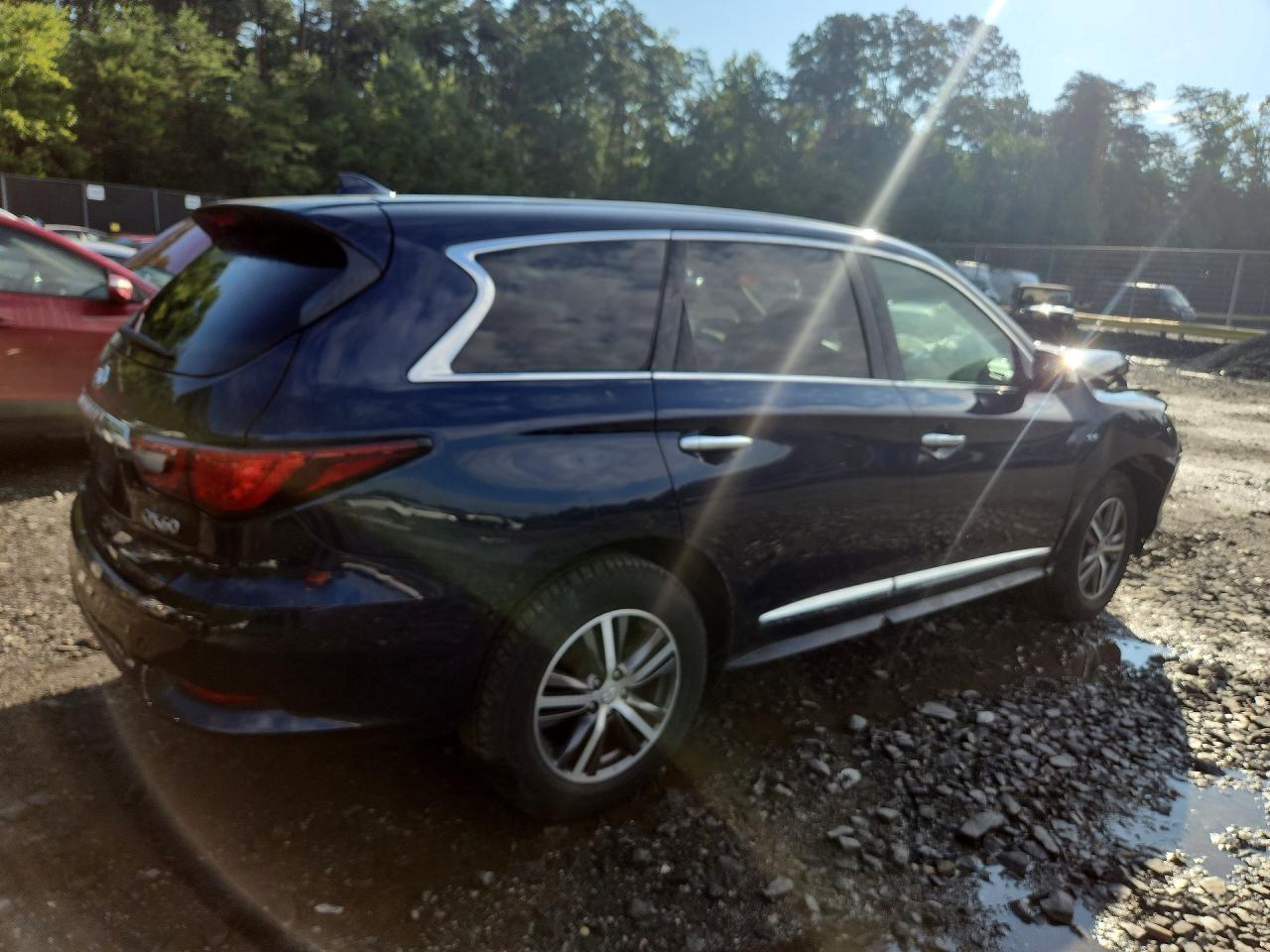 2019 Infiniti Qx60 Pure Blue vin: 5N1DL0MM6KC550418