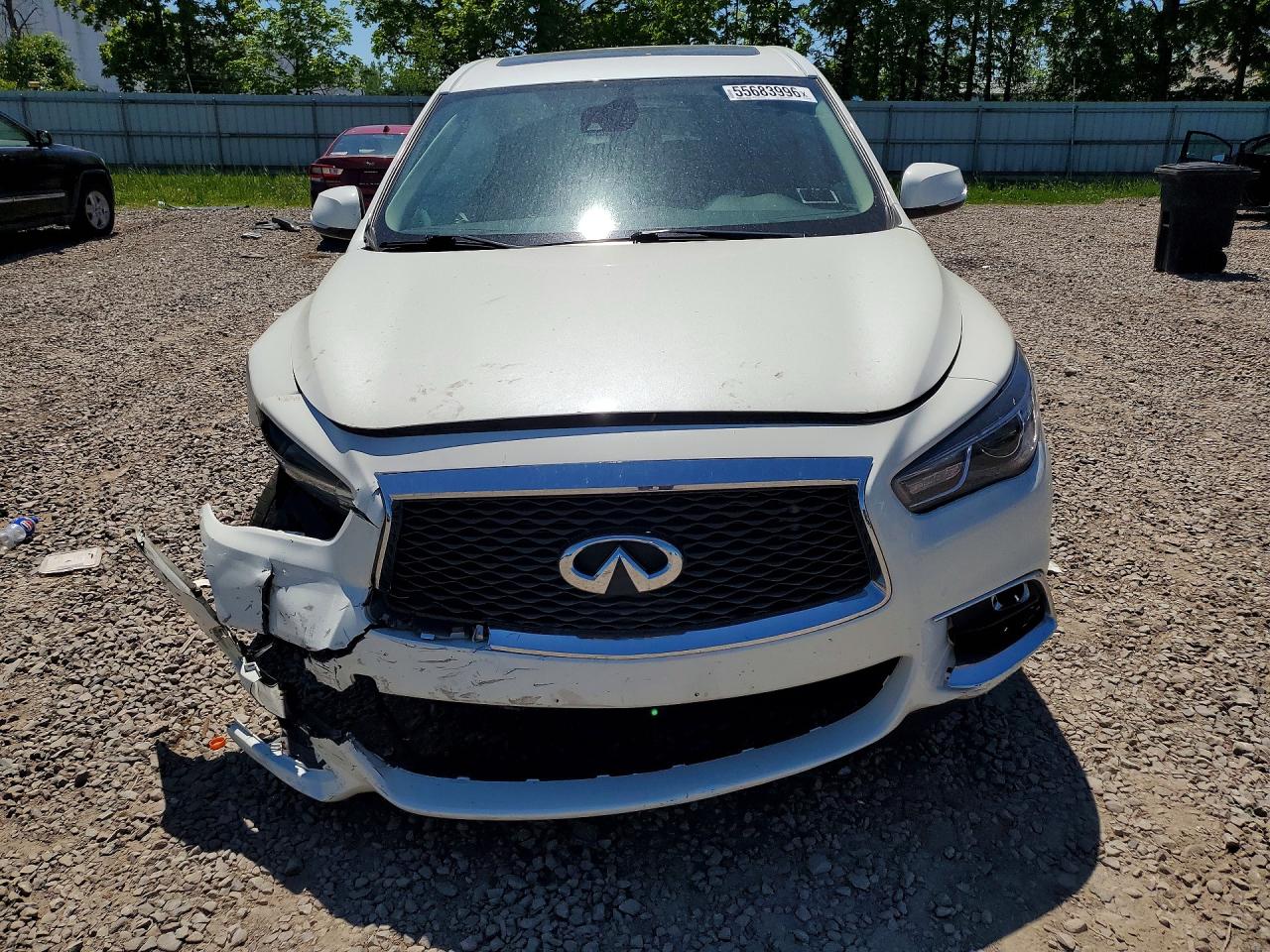 2020 Infiniti Qx60 Pure White vin: 5N1DL0MM6LC534785