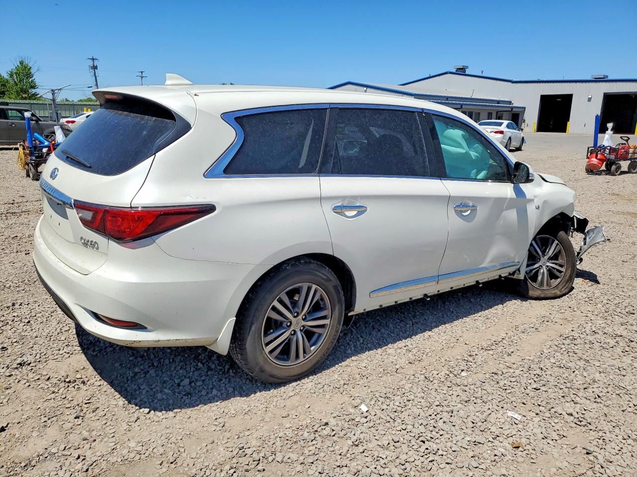 2020 Infiniti Qx60 Pure White vin: 5N1DL0MM6LC534785