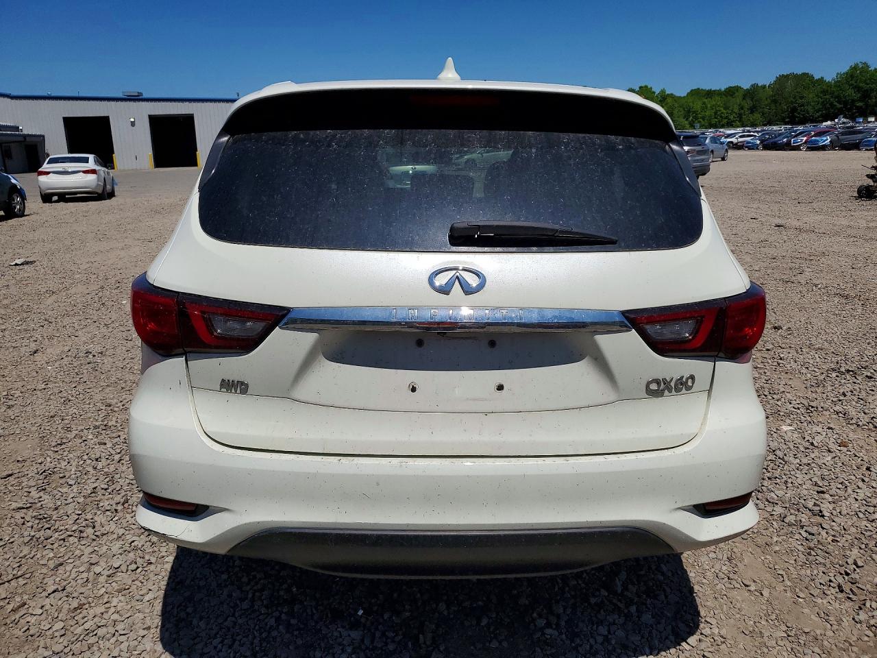 2020 Infiniti Qx60 Pure White vin: 5N1DL0MM6LC534785