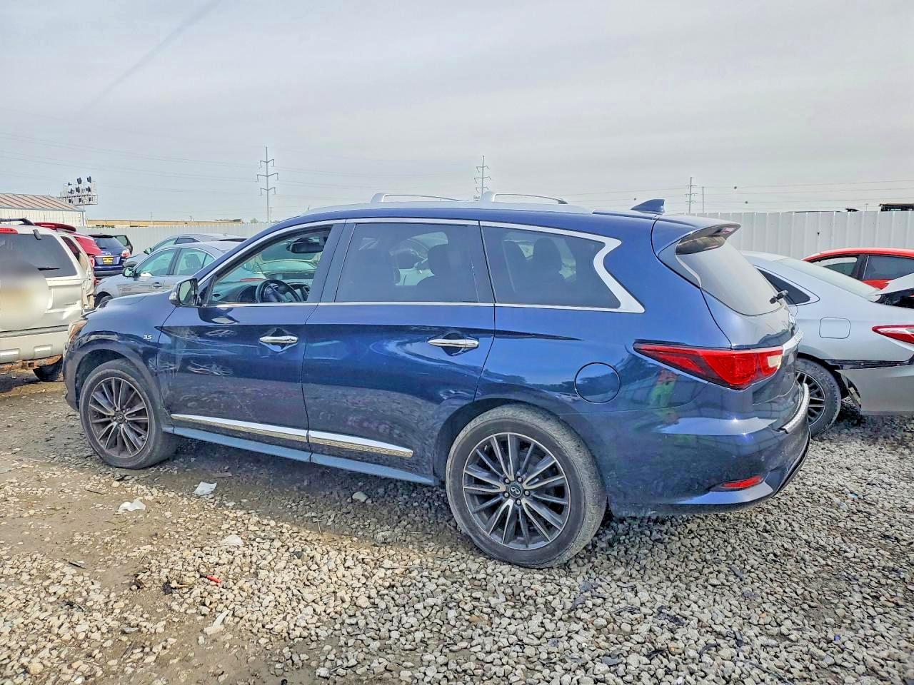 2017 Infiniti Qx60 Base Blue vin: 5N1DL0MM7HC513919