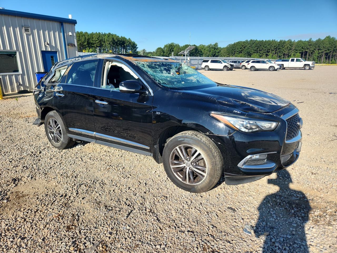 2017 Infiniti Qx60 Base Black vin: 5N1DL0MM7HC524418