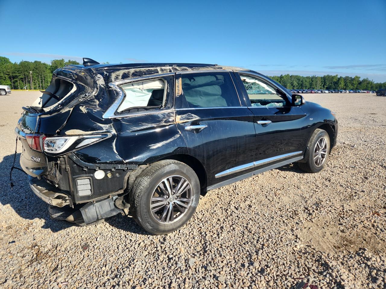 2017 Infiniti Qx60 Base Black vin: 5N1DL0MM7HC524418
