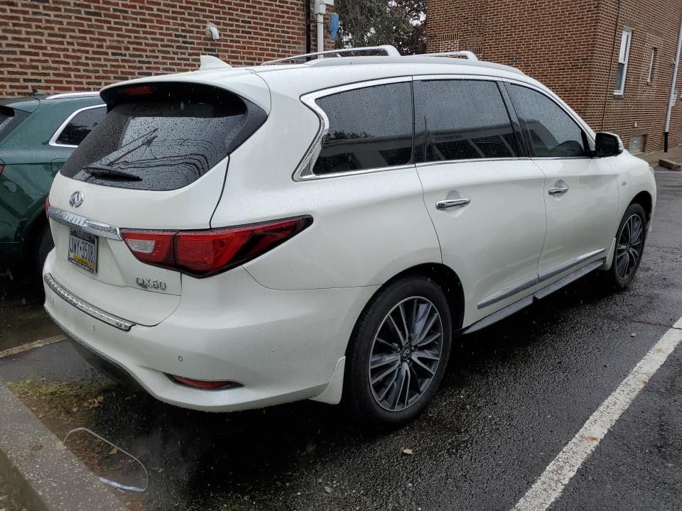 2018 Infiniti Qx60 White vin: 5N1DL0MM7JC510895