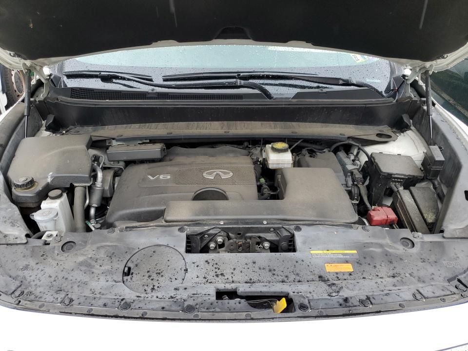 2018 Infiniti Qx60 White vin: 5N1DL0MM7JC510895