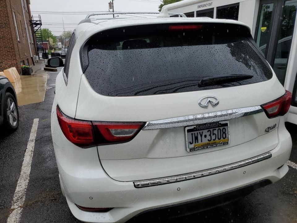 2018 Infiniti Qx60 White vin: 5N1DL0MM7JC510895