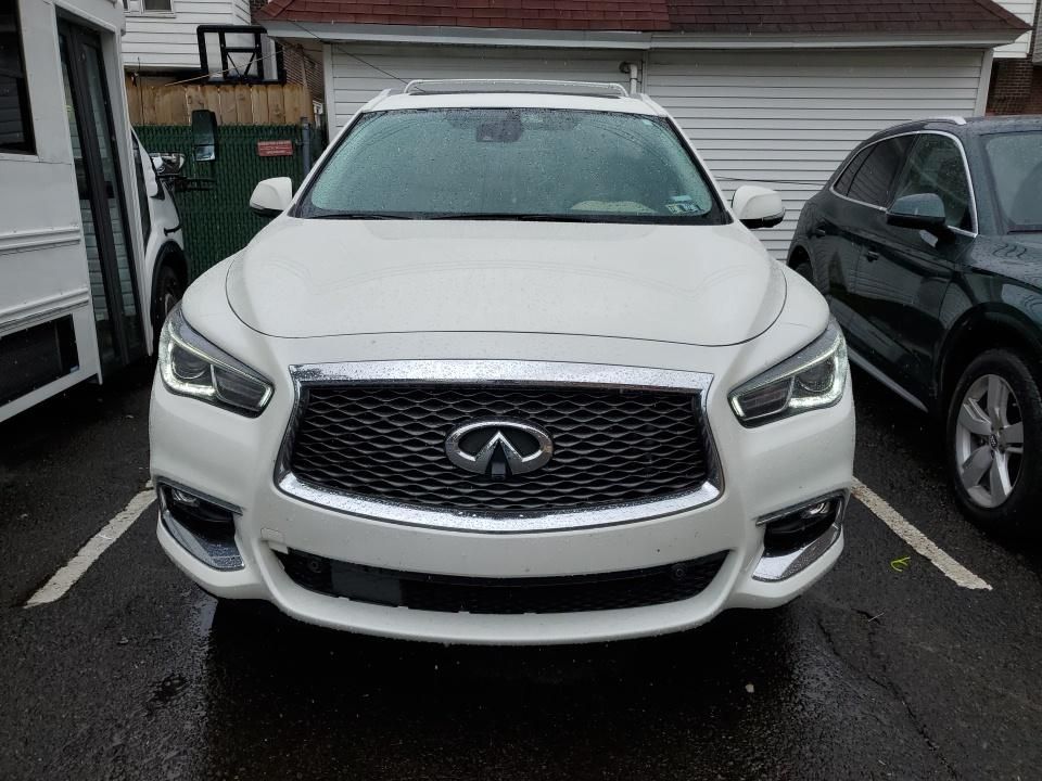2018 Infiniti Qx60 White vin: 5N1DL0MM7JC510895