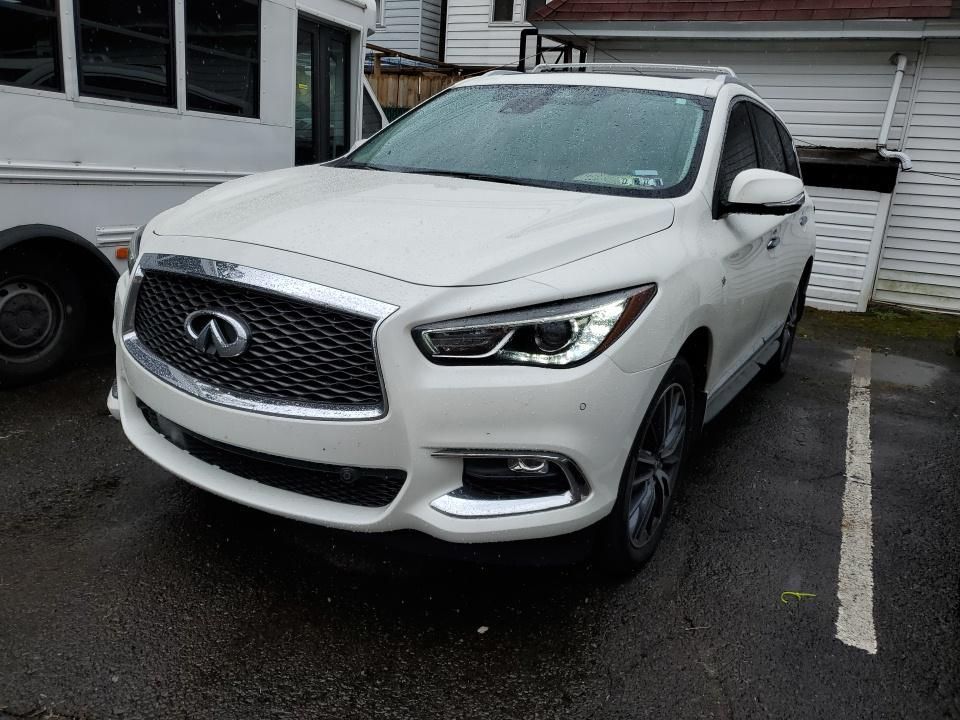2018 Infiniti Qx60 White vin: 5N1DL0MM7JC510895