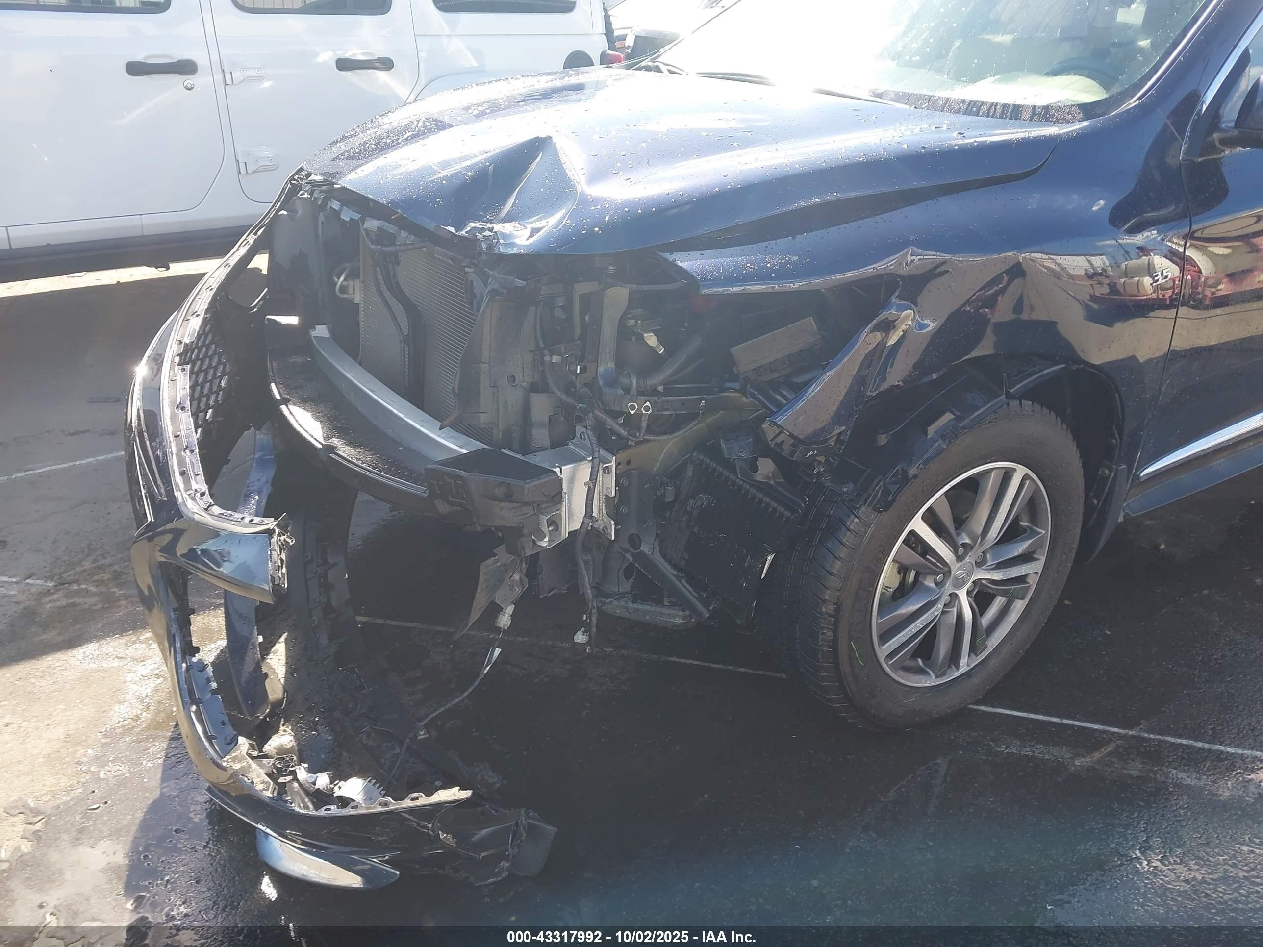 2018 Infiniti Qx60   Blue vin: 5N1DL0MM7JC512355