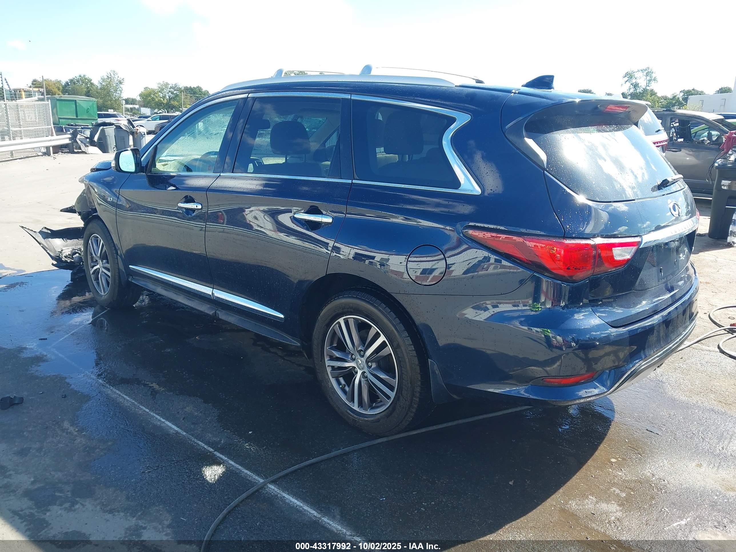 2018 Infiniti Qx60   Blue vin: 5N1DL0MM7JC512355