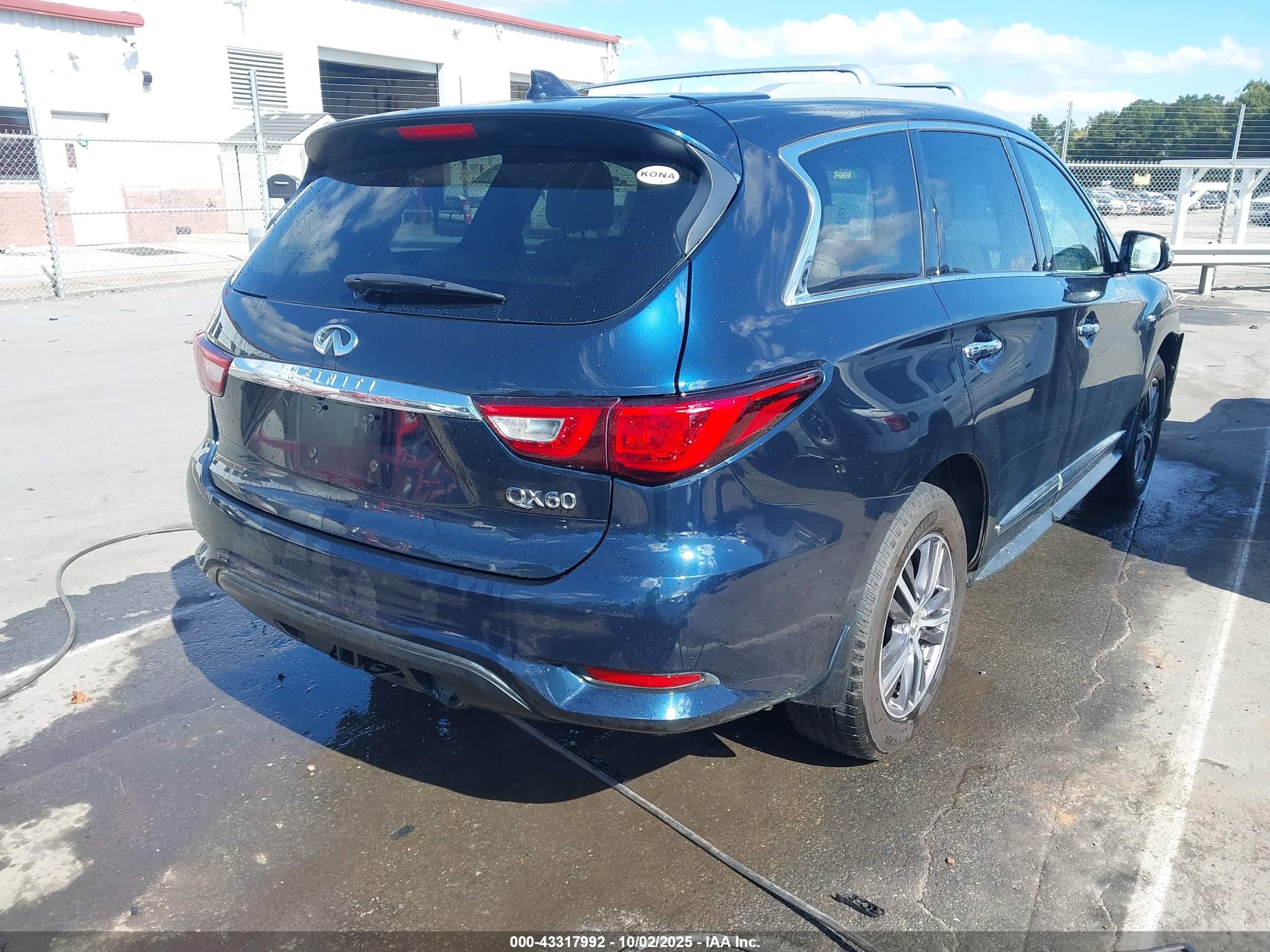 2018 Infiniti Qx60   Blue vin: 5N1DL0MM7JC512355