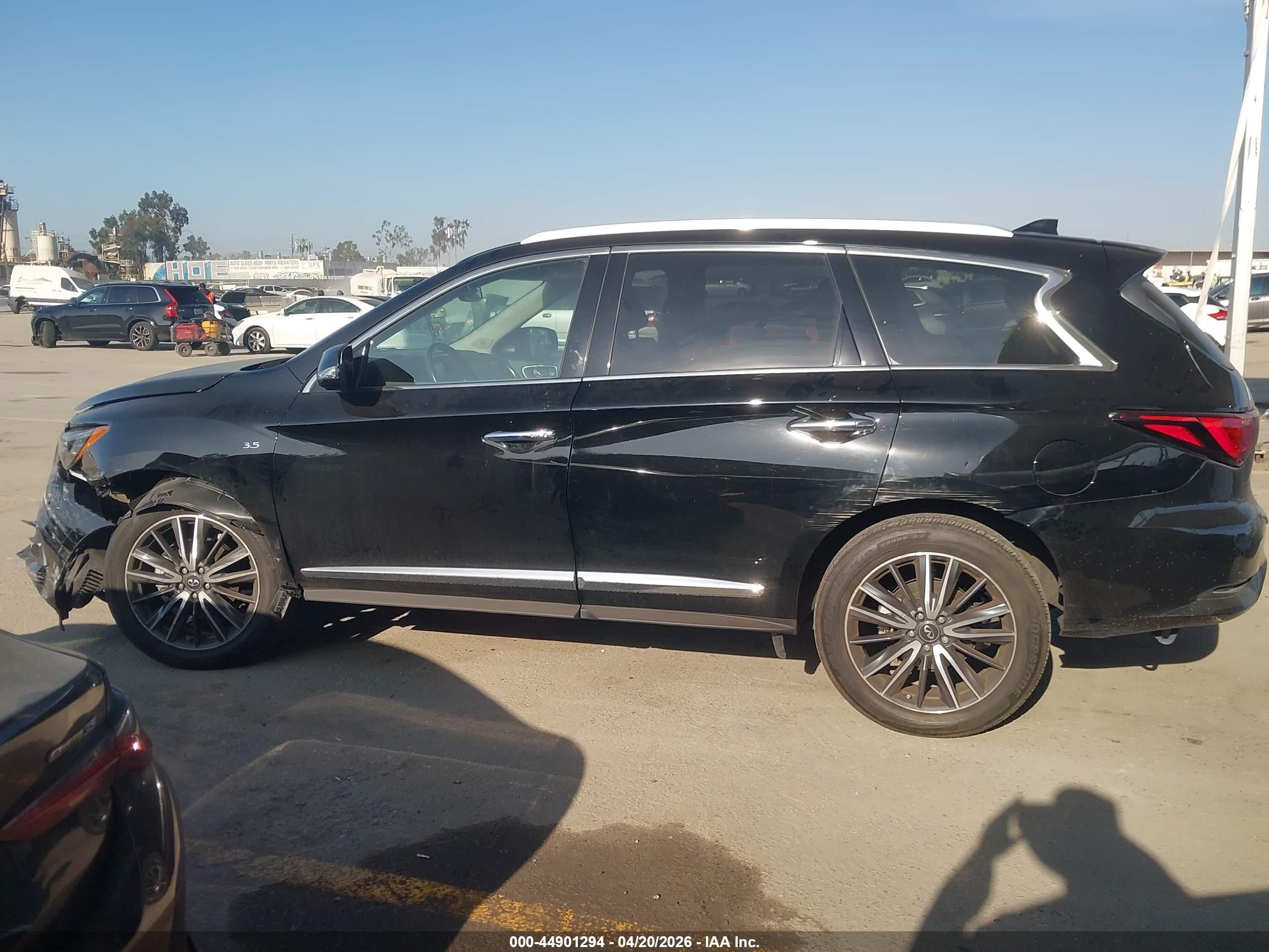 2018 Infiniti Qx60 Black vin: 5N1DL0MM7JC514607
