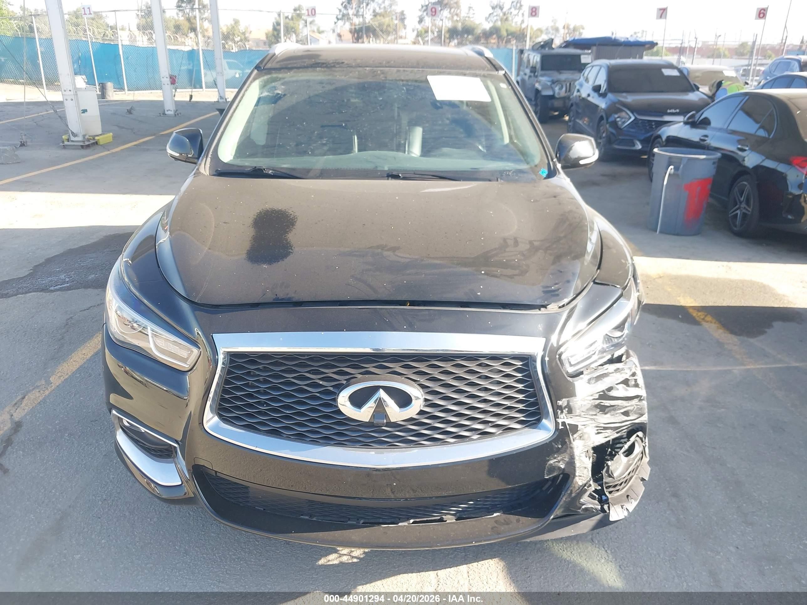 2018 Infiniti Qx60 Black vin: 5N1DL0MM7JC514607