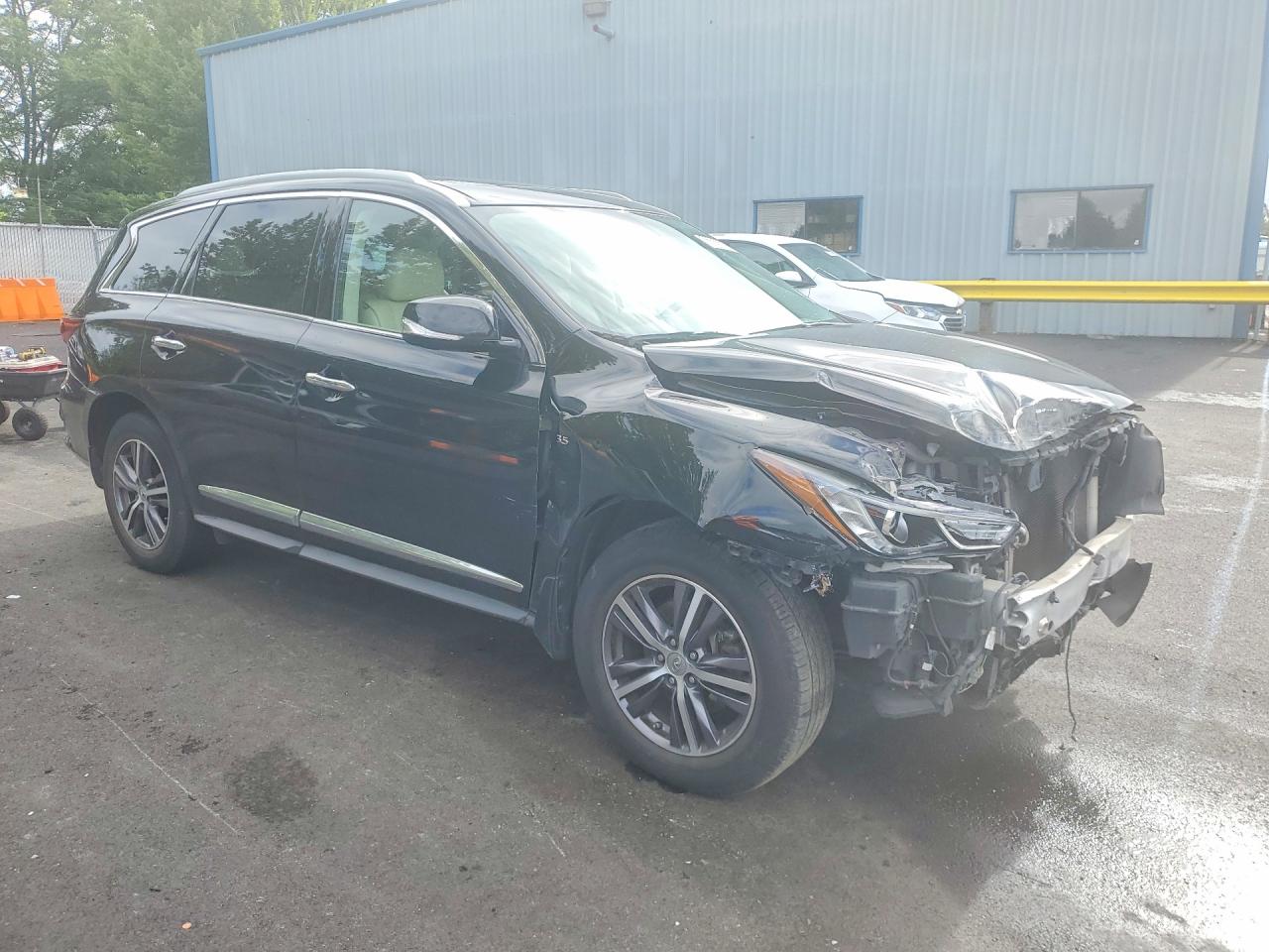 2018 Infiniti Qx60 Base Черный vin: 5N1DL0MM7JC531195
