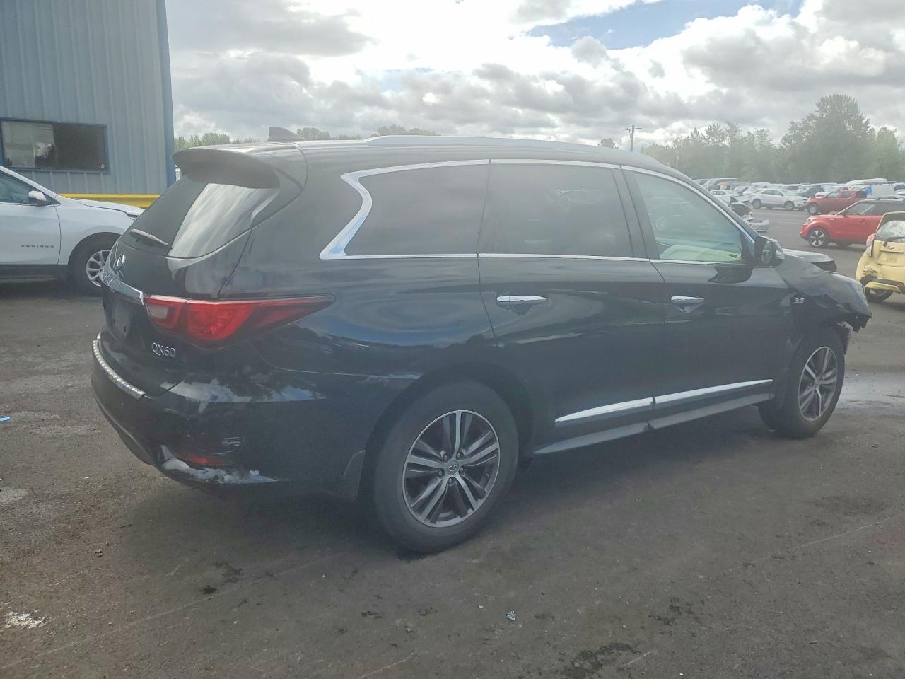 2018 Infiniti Qx60 Base Черный vin: 5N1DL0MM7JC531195
