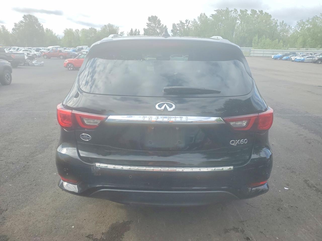 2018 Infiniti Qx60 Base Черный vin: 5N1DL0MM7JC531195