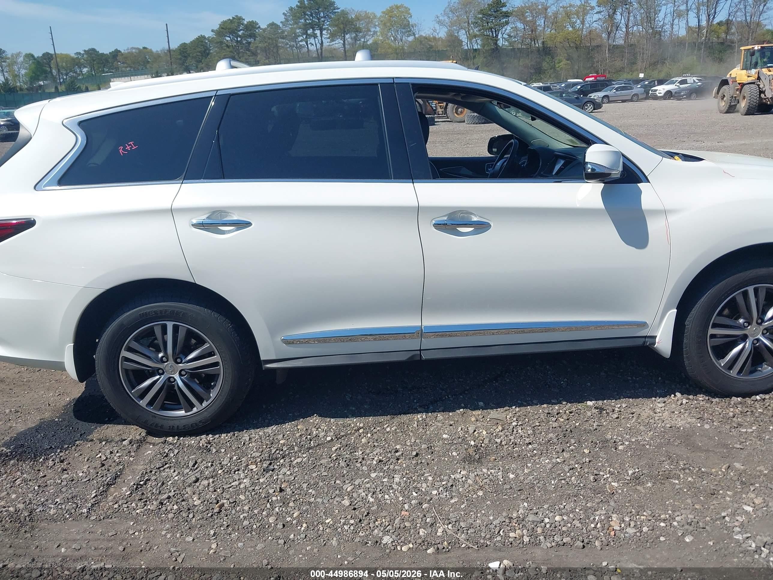 2019 Infiniti Qx60 Luxe White vin: 5N1DL0MM7KC502572