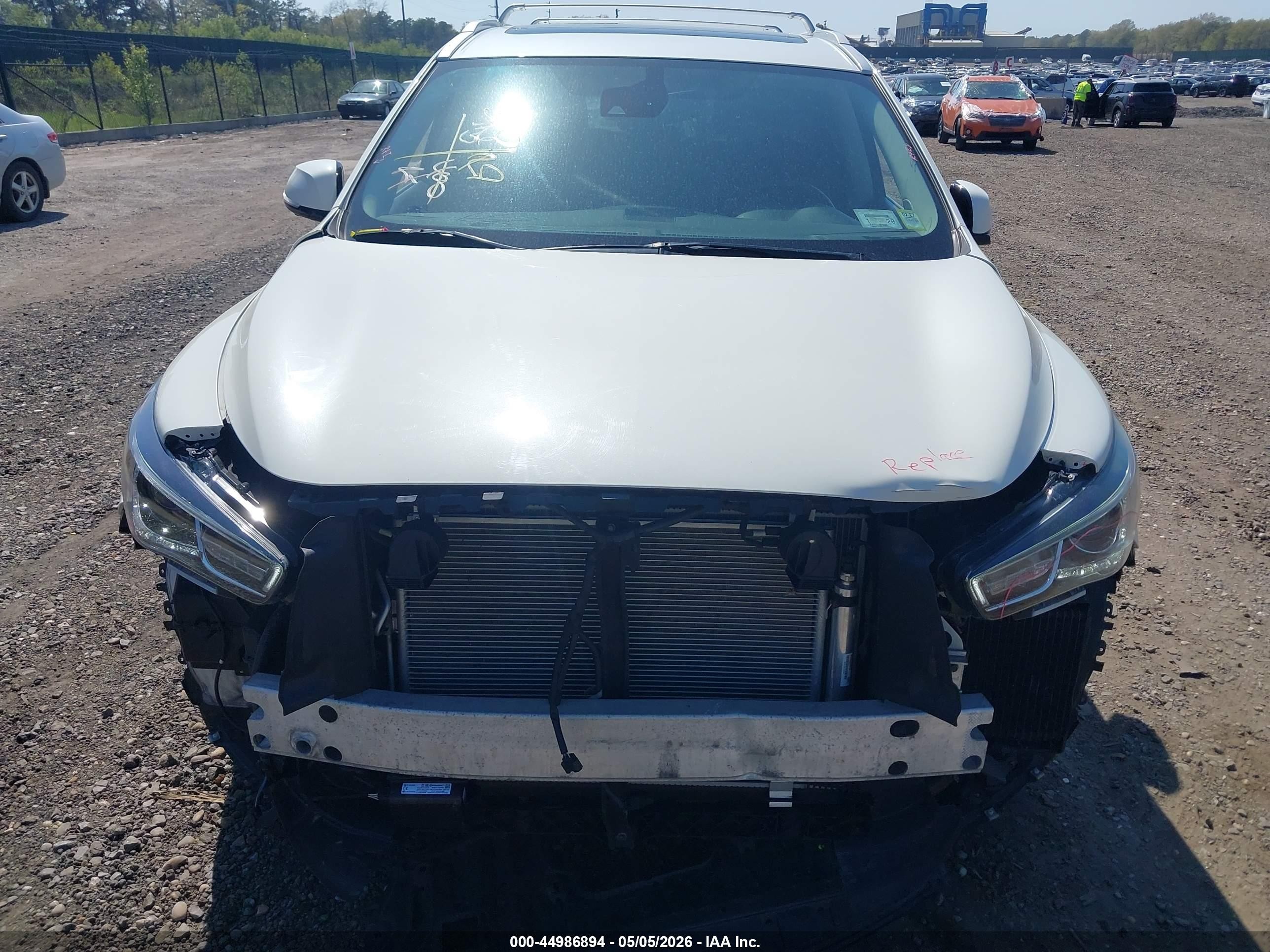 2019 Infiniti Qx60 Luxe White vin: 5N1DL0MM7KC502572