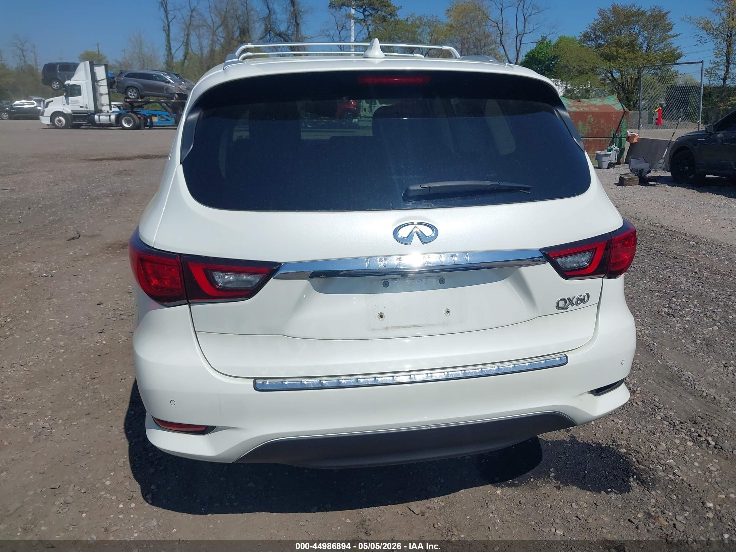 2019 Infiniti Qx60 Luxe White vin: 5N1DL0MM7KC502572
