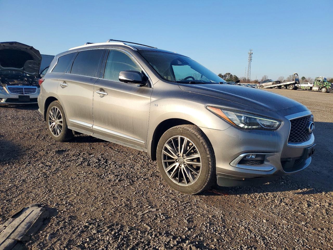 2019 Infiniti Qx60 Luxe Gray vin: 5N1DL0MM7KC525043