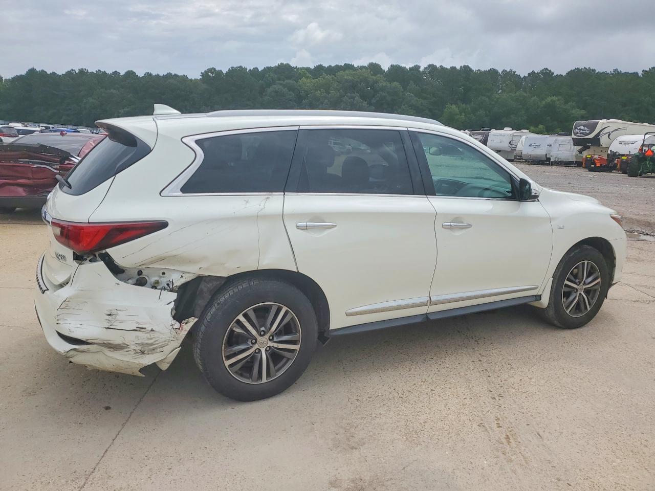 2020 Infiniti Qx60 Luxe White vin: 5N1DL0MM7LC526940
