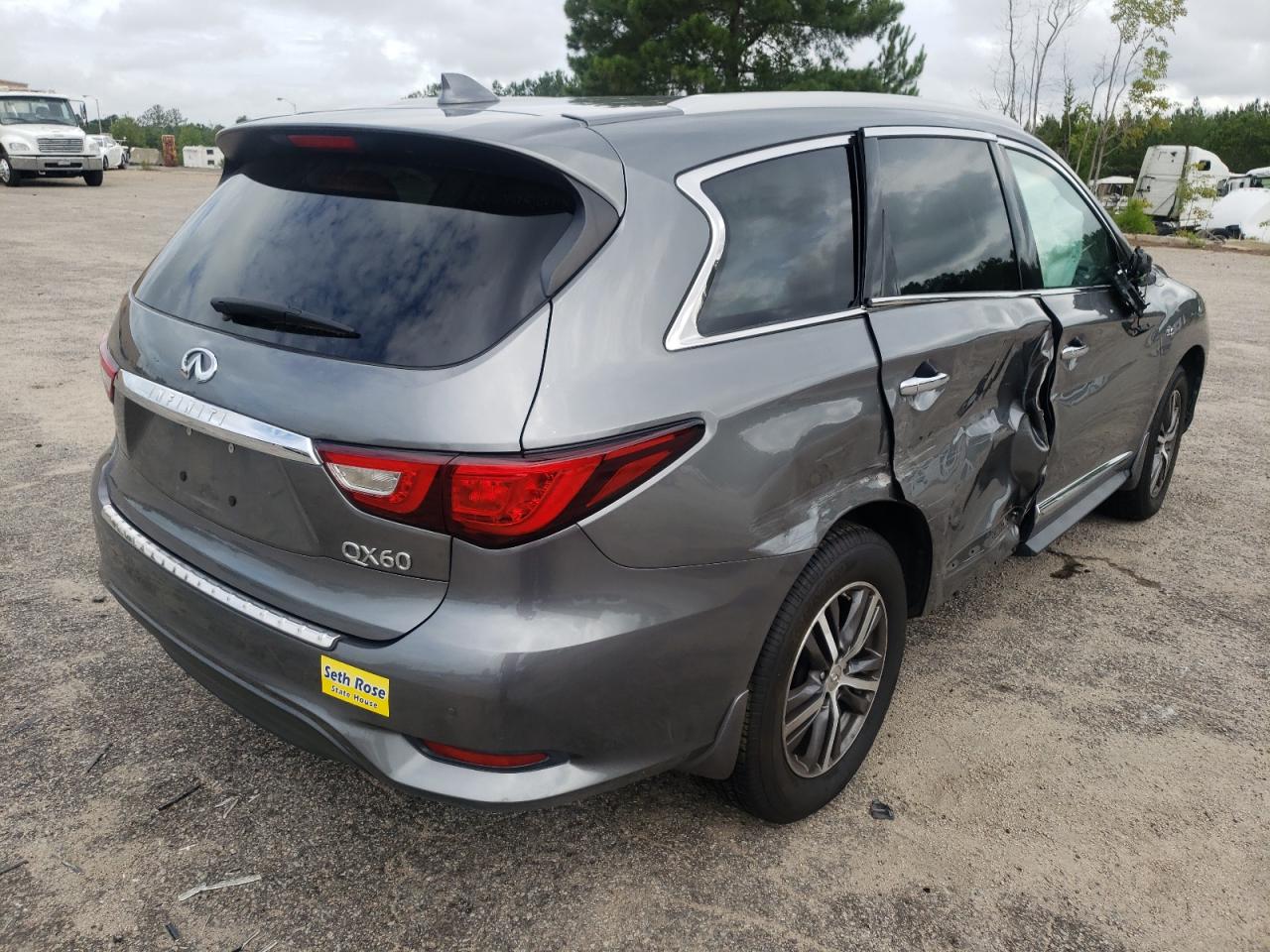 2017 Infiniti Qx60  Charcoal vin: 5N1DL0MM8HC515582