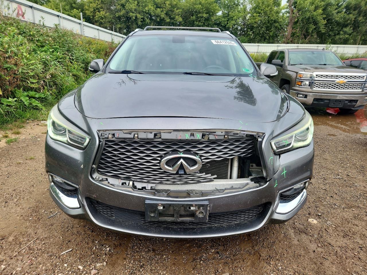 2018 Infiniti Qx60 Base Gray vin: 5N1DL0MM8JC525440