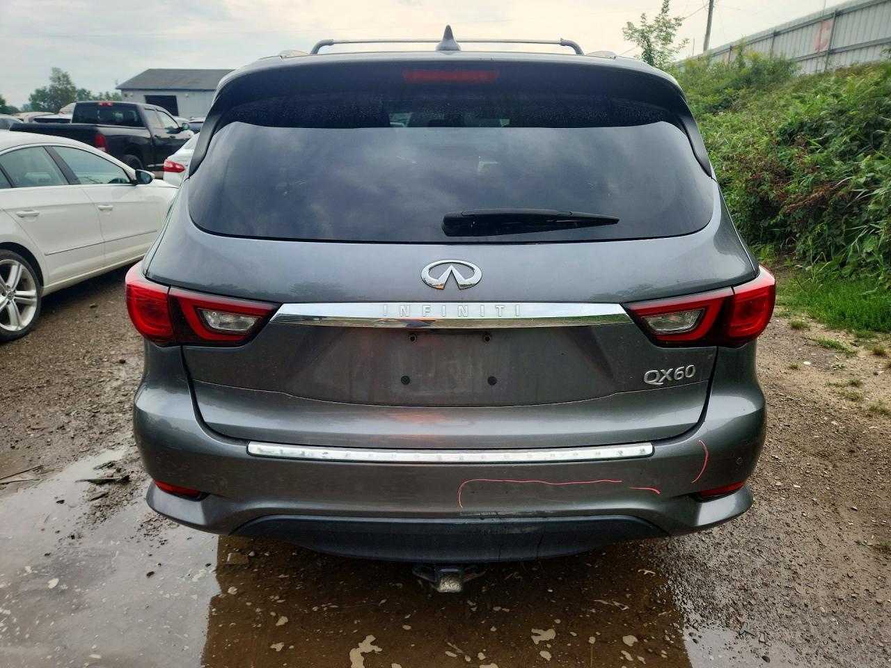 2018 Infiniti Qx60 Base Gray vin: 5N1DL0MM8JC525440