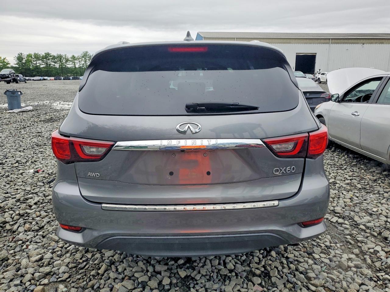 2019 Infiniti Qx60 Luxe Серый vin: 5N1DL0MM8KC562005