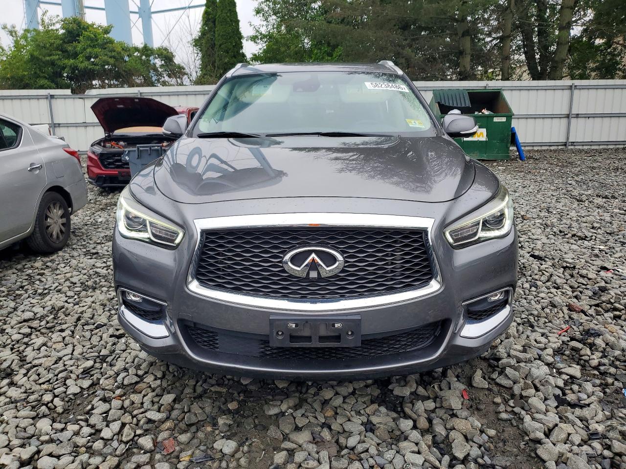 2019 Infiniti Qx60 Luxe Серый vin: 5N1DL0MM8KC562005