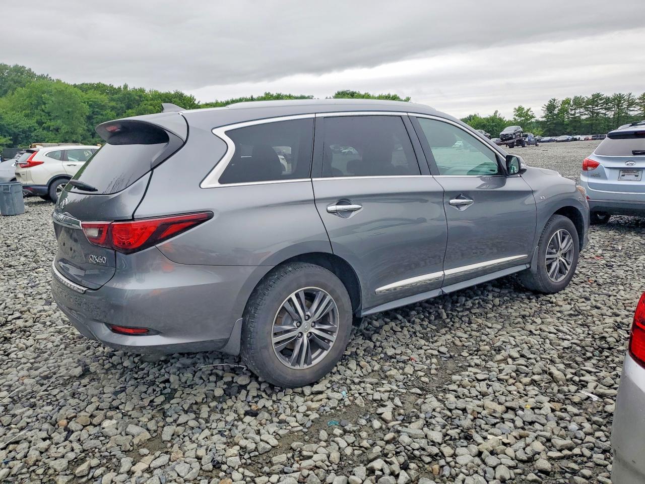 2019 Infiniti Qx60 Luxe Серый vin: 5N1DL0MM8KC562005