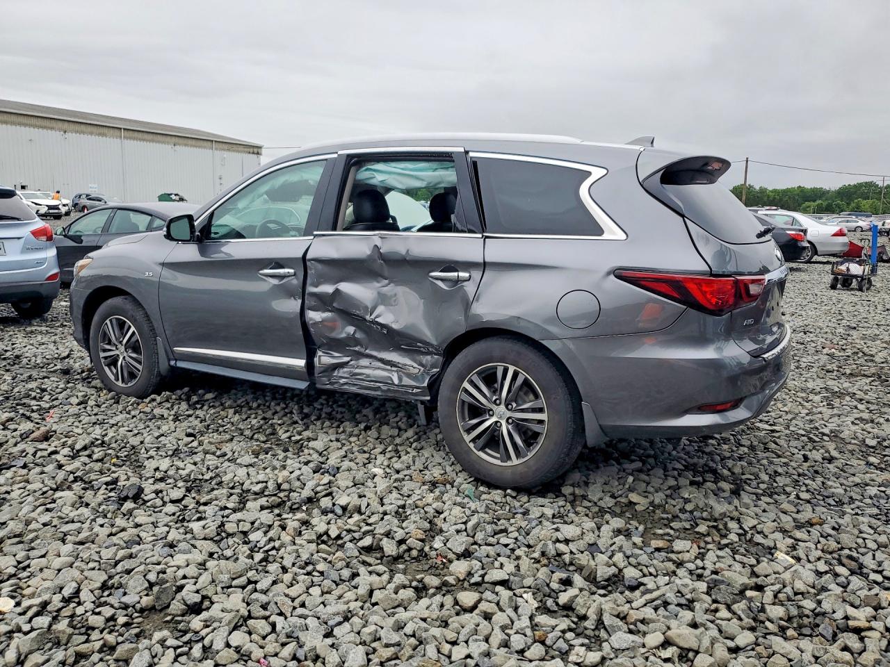 2019 Infiniti Qx60 Luxe Серый vin: 5N1DL0MM8KC562005