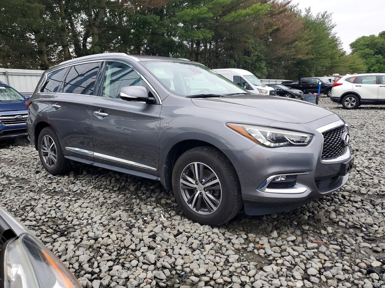 2019 Infiniti Qx60 Luxe Серый vin: 5N1DL0MM8KC562005
