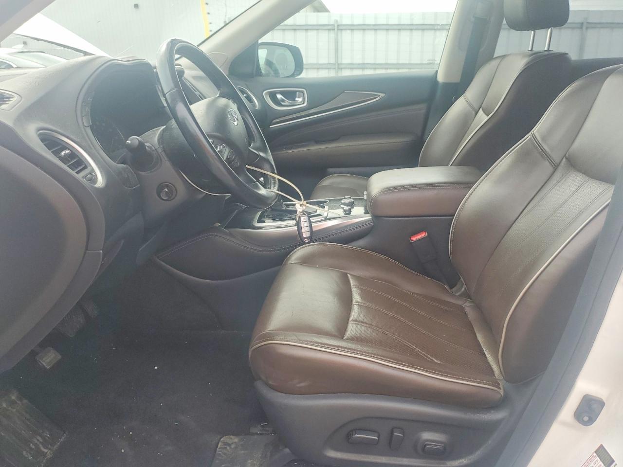 2017 Infiniti Qx60 Base White vin: 5N1DL0MM9HC514375