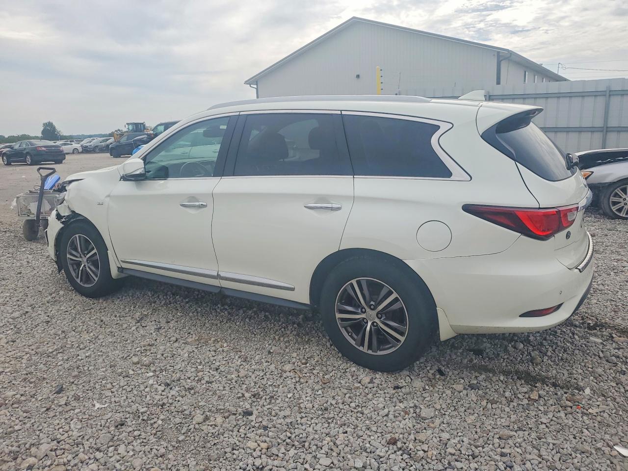 2017 Infiniti Qx60 Base White vin: 5N1DL0MM9HC514375