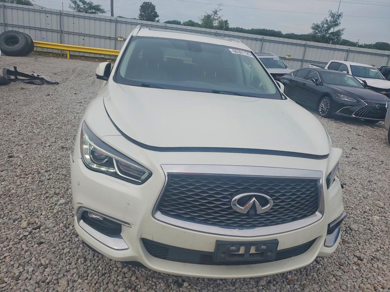 2017 Infiniti Qx60 Base White vin: 5N1DL0MM9HC514375