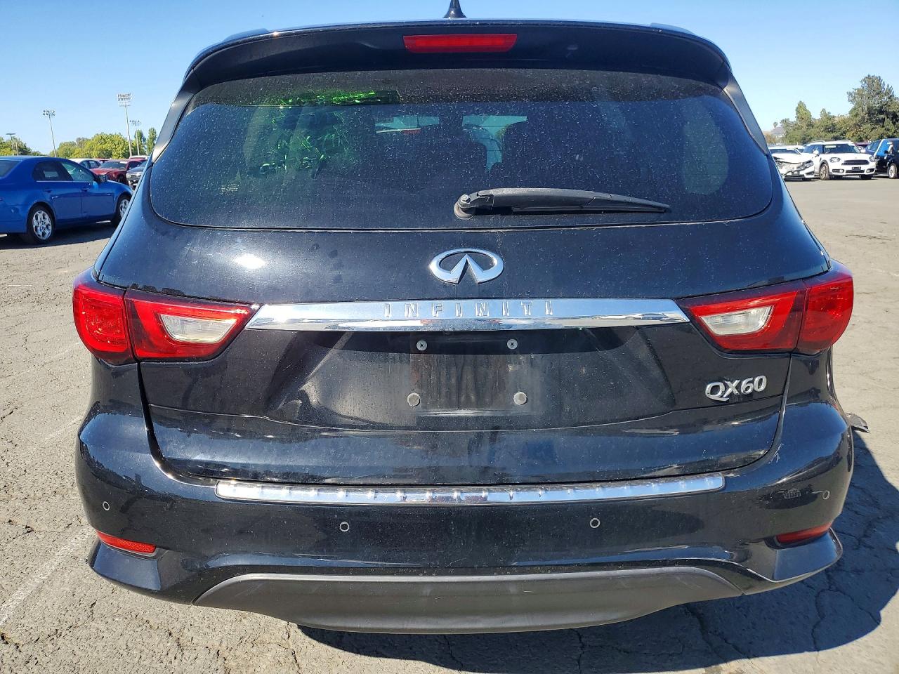 2017 Infiniti Qx60 Base Black vin: 5N1DL0MM9HC548882