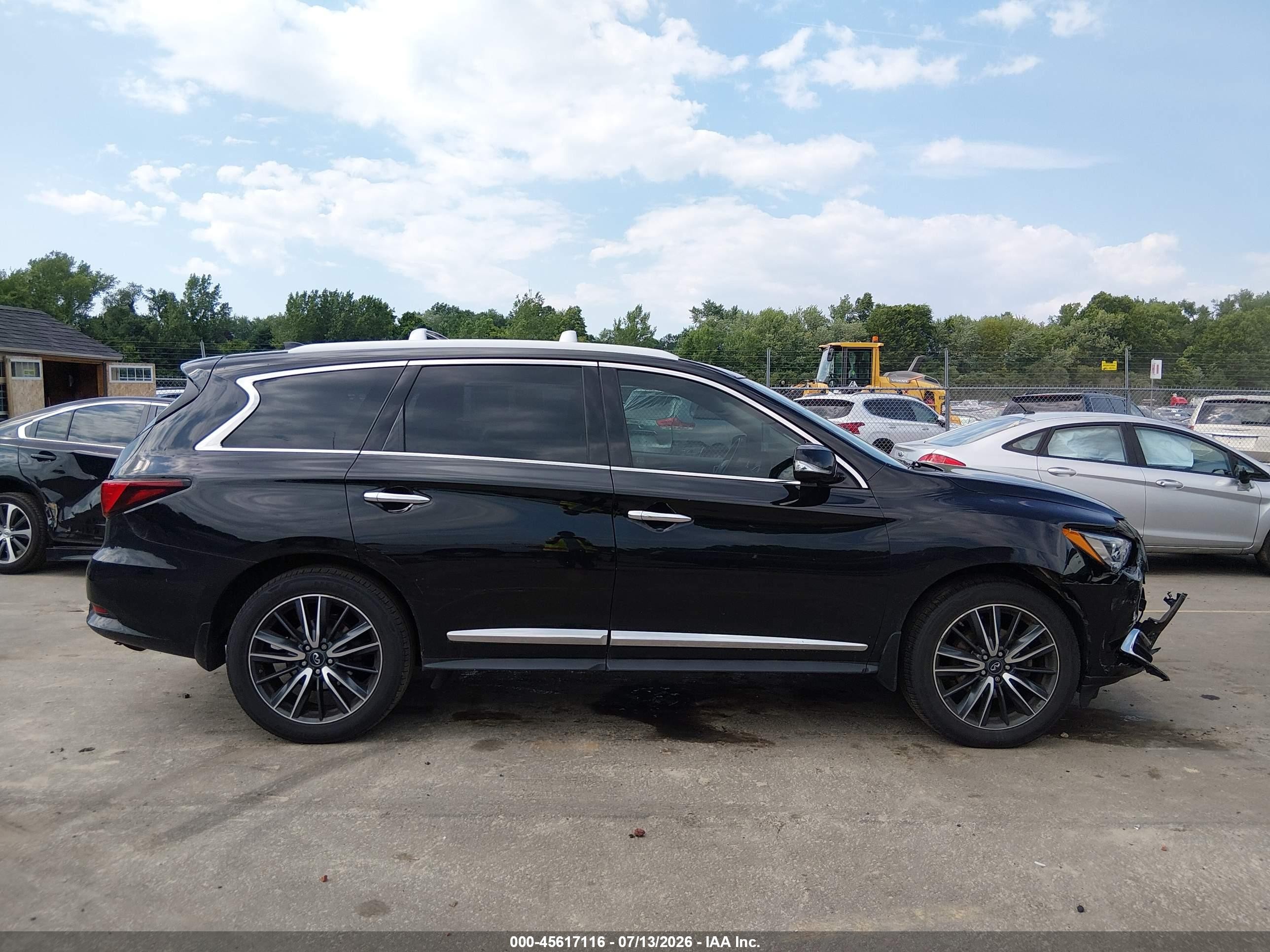 2017 Infiniti Qx60 Black vin: 5N1DL0MM9HC561437