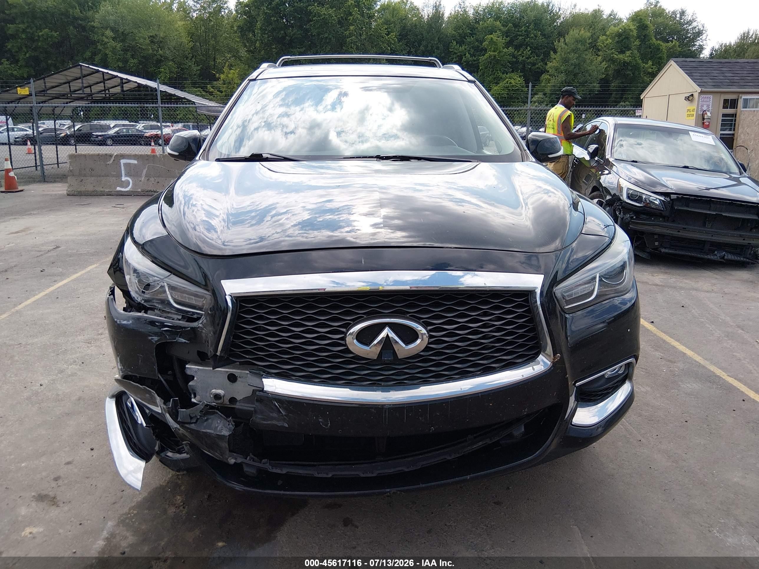 2017 Infiniti Qx60 Black vin: 5N1DL0MM9HC561437