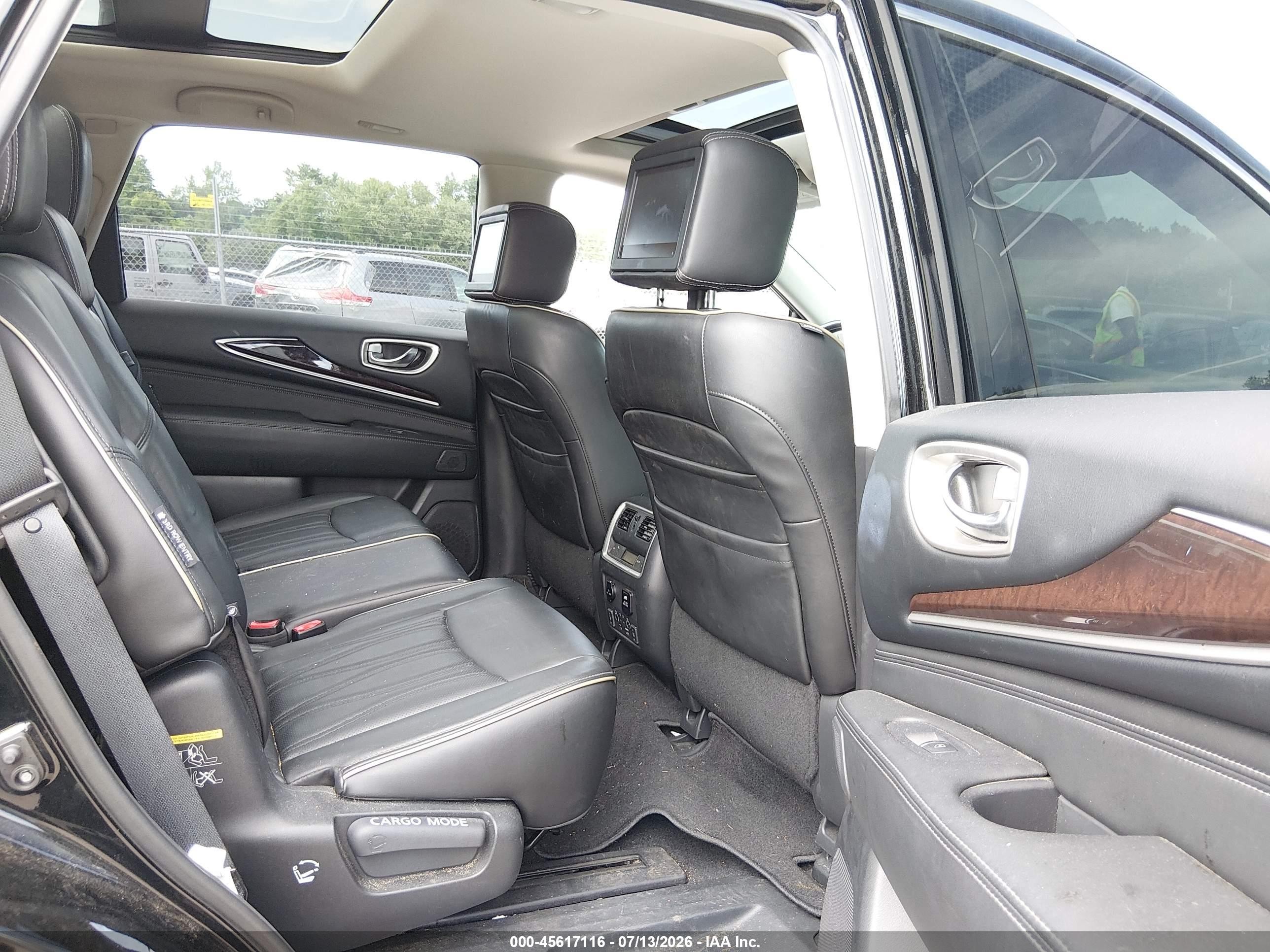 2017 Infiniti Qx60 Black vin: 5N1DL0MM9HC561437