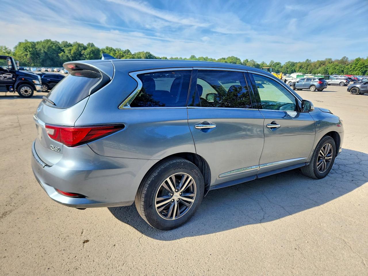 2019 Infiniti Qx60 Pure Gray vin: 5N1DL0MM9KC515310