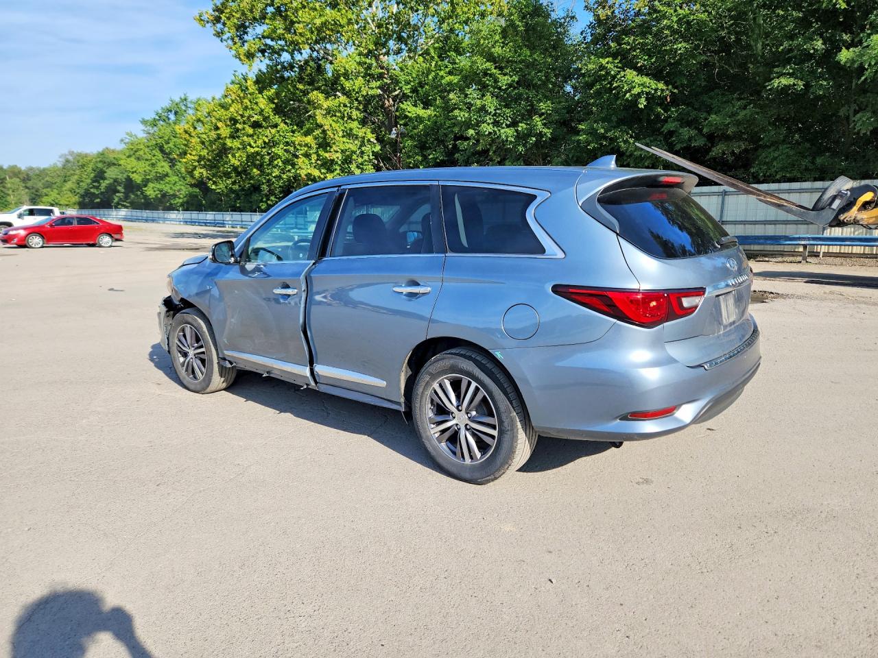 2019 Infiniti Qx60 Pure Gray vin: 5N1DL0MM9KC515310