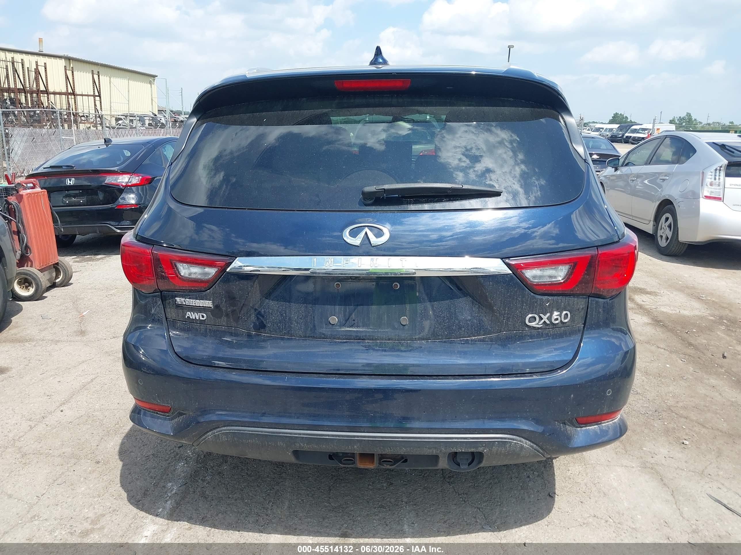 2019 Infiniti Qx60 Luxe/pure Blue vin: 5N1DL0MM9KC524184