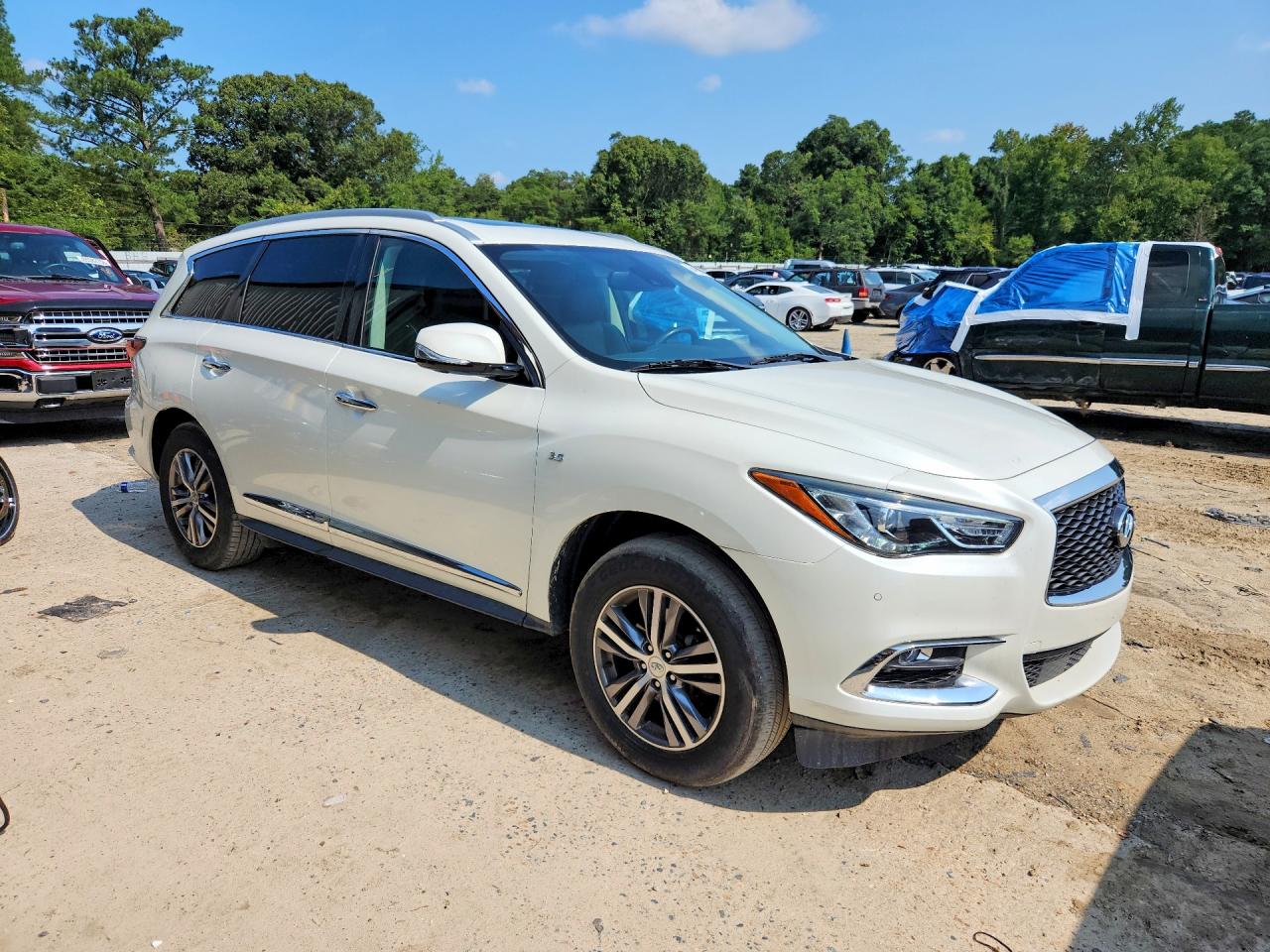 2020 Infiniti Qx60 Luxe White vin: 5N1DL0MM9LC513879