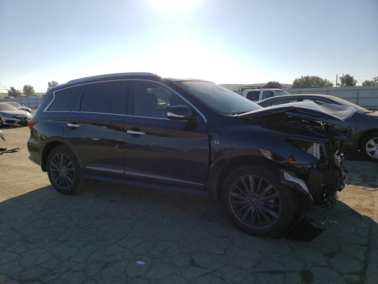2020 Infiniti Qx60 Luxe Черный vin: 5N1DL0MM9LC531184