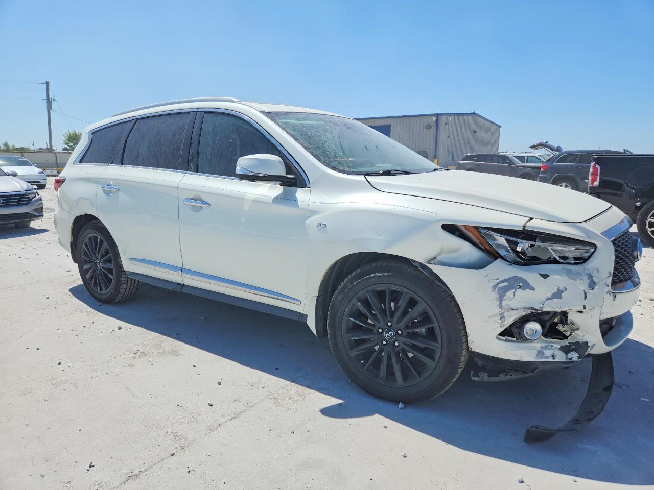 2017 Infiniti Qx60 Base Белый vin: 5N1DL0MMXHC511002