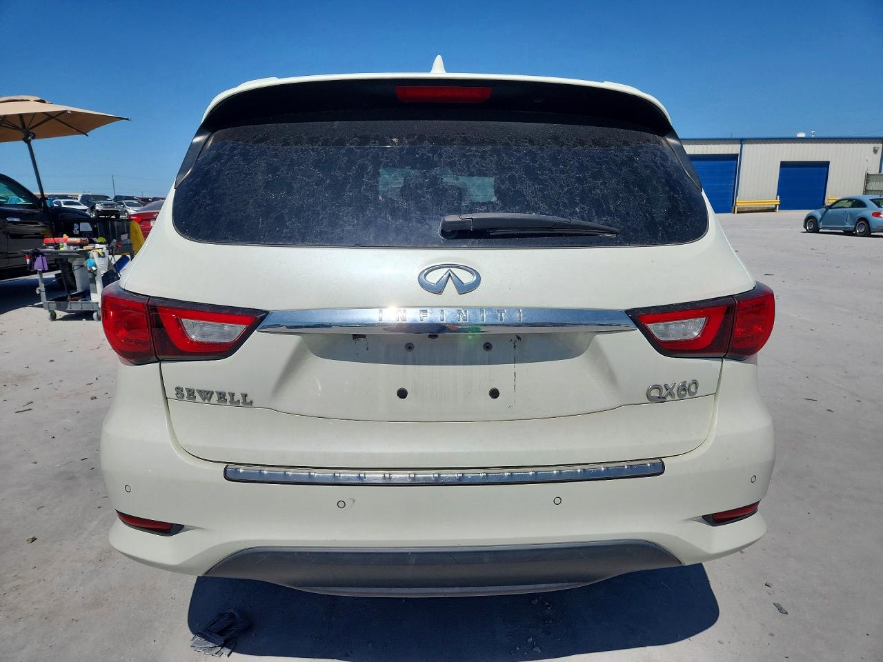2017 Infiniti Qx60 Base Белый vin: 5N1DL0MMXHC511002